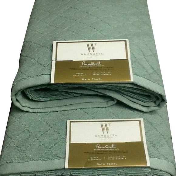 Wamsutta Bath 2 Wamsutta Diamond Pattern 0 Pima Cotton Bath Towels